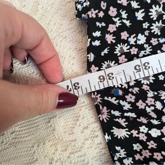 Rebecca Taylor floral silk drawstring waist mini dress - Picture 6 of 9